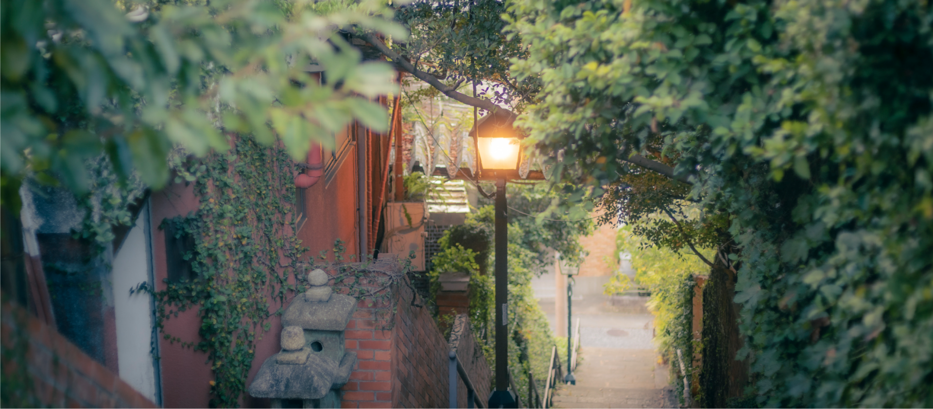 Many narrow alleys which were once fields and are impassable by cars still remain.